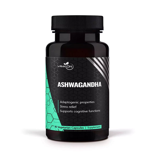 Ashwagandha-extract, bekend om zijn adaptogene, stimulerende en stressverlichtende eigenschappen.