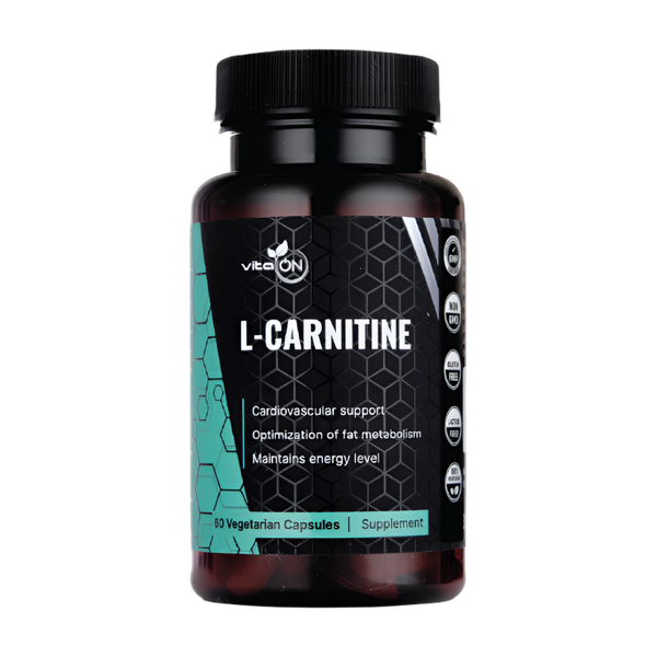 L Carnitine - Voedingssupplement - 60 capsules x 500 mg VitaOn L Carnitine - Voedingssupplement - 60 capsules x 500 mg VitaOn